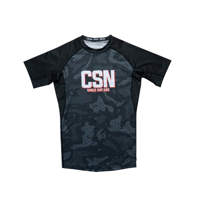 CHOSEN urban camo Rashguard - black